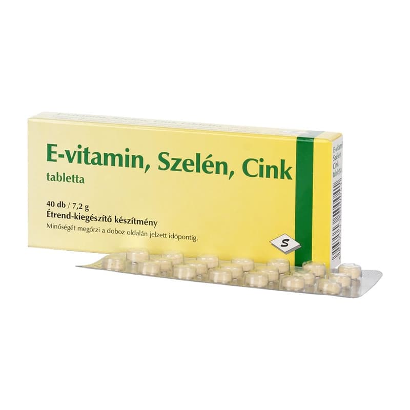 E vitamin Szelén Cink tabletta 40 db