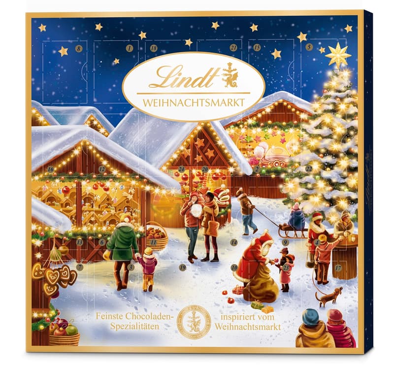 Lindt Karácsonyi Vásár adventi naptár