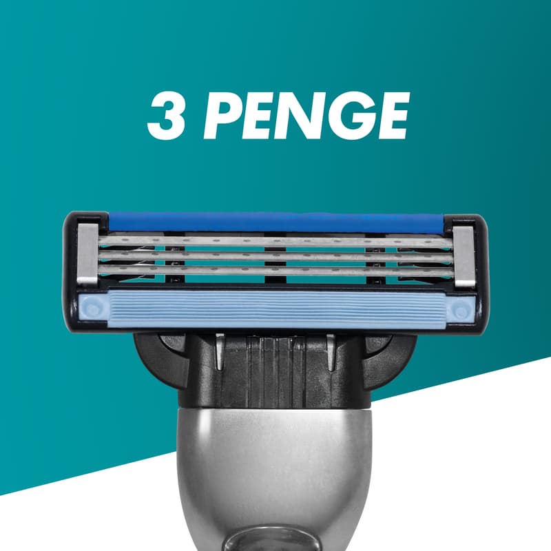 Gillette Mach3 Razor Refills for Men, 8 Razor Blade Refills