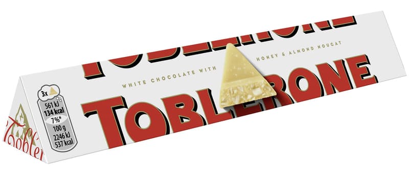 Toblerone svájci fehér csokoládé