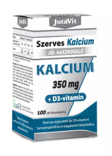 JutaVit Organic Calcium Vitamin D3 Film-coated Tablets 100 pcs