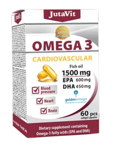 JutaVit Omega 3 Cardiovascular 1500mg capsules 60 pcs