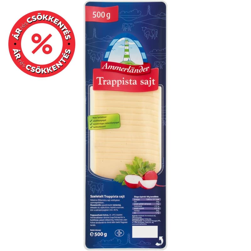 Ammerlander Trappist Sliced Cheese