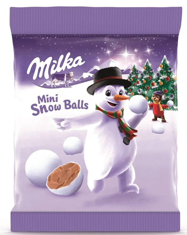 MILKA 100G MINI SNOWBALL