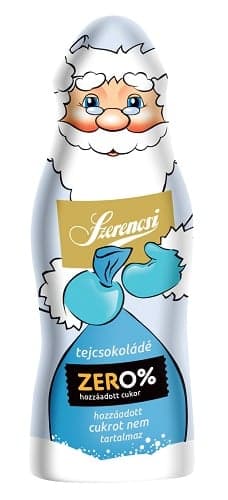Szerencsi ZERO Tejcsokoládés Mikulás figura édesítőszerrel (0.04 kg)