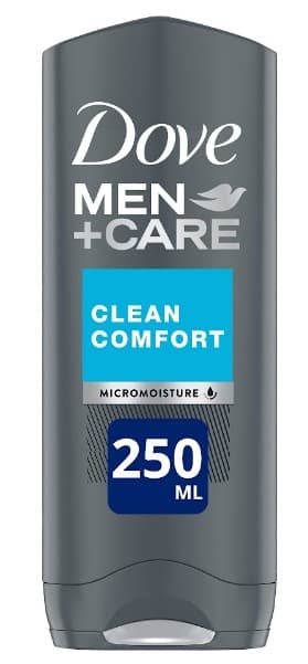 Dove Men+Care Clean Comfort férfi tusfürdő, 250 ml