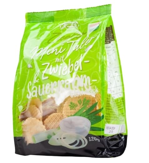 Mini Sour cream and Onion wafers 120g
