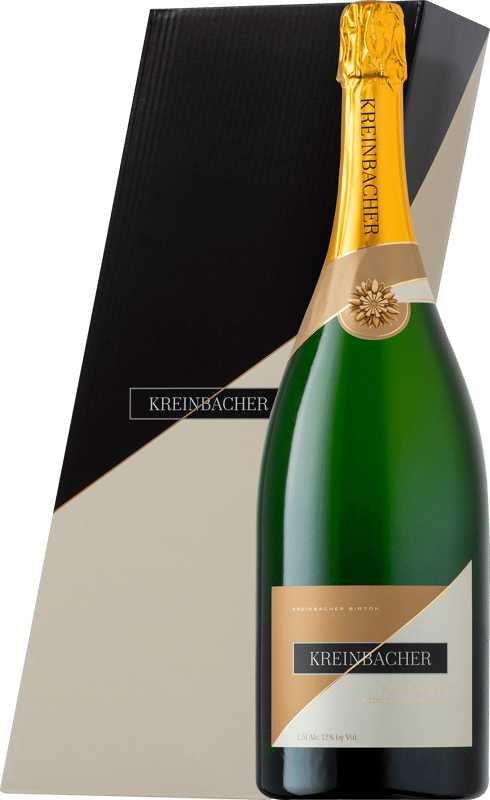 Kreinbacher Extra Dry Minőségi Pezsgő Magnum Díszdobozban