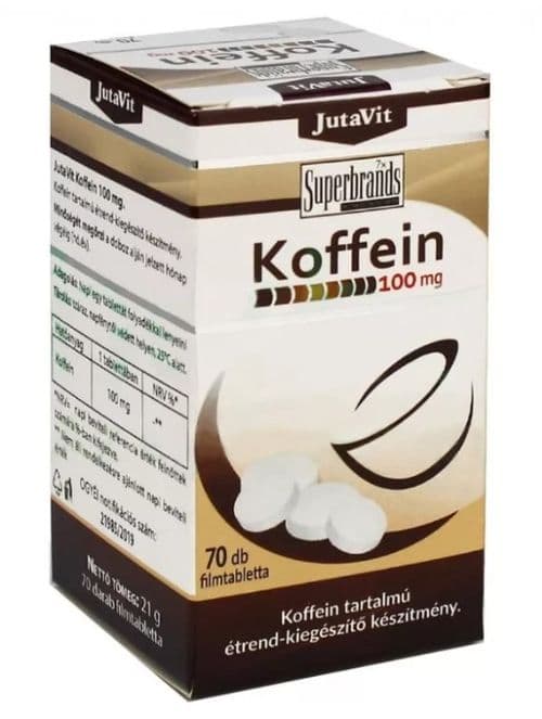 JutaVit Koffein 100mg filmtabletta 70x