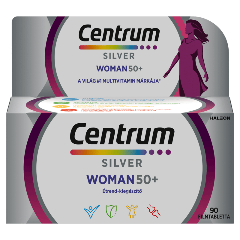 Centrum Silver Woman 50+ multivitamin filmtabletta nőknek 90 db
