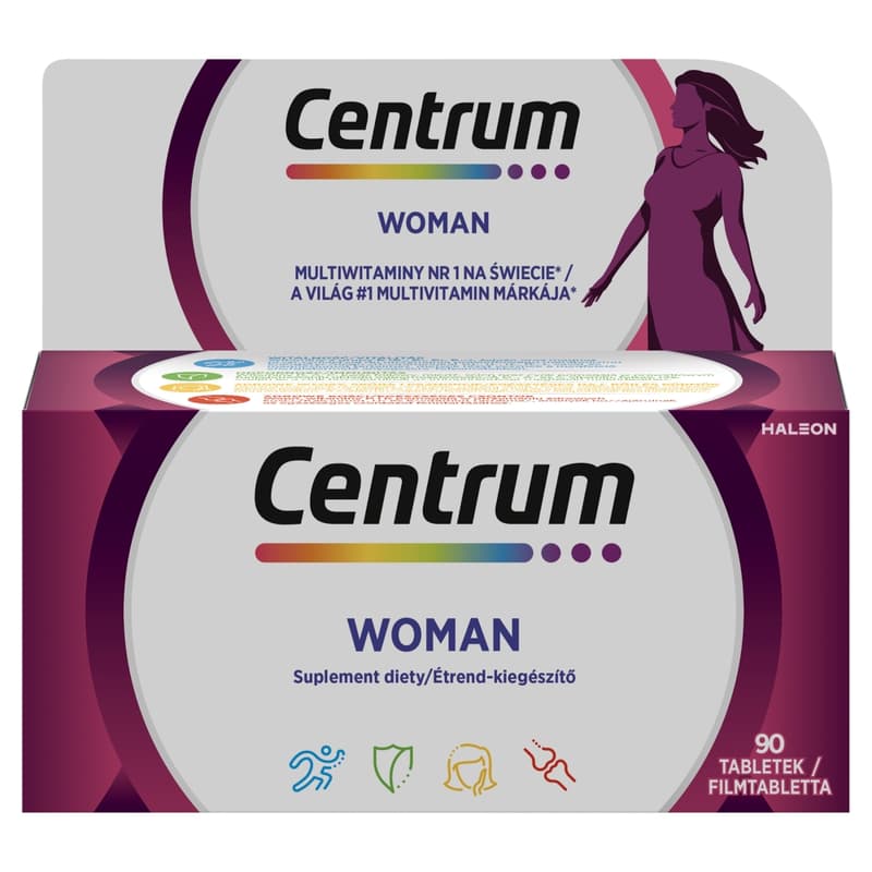 Centrum Woman multivitamin filmtabletta nőknek 90 db