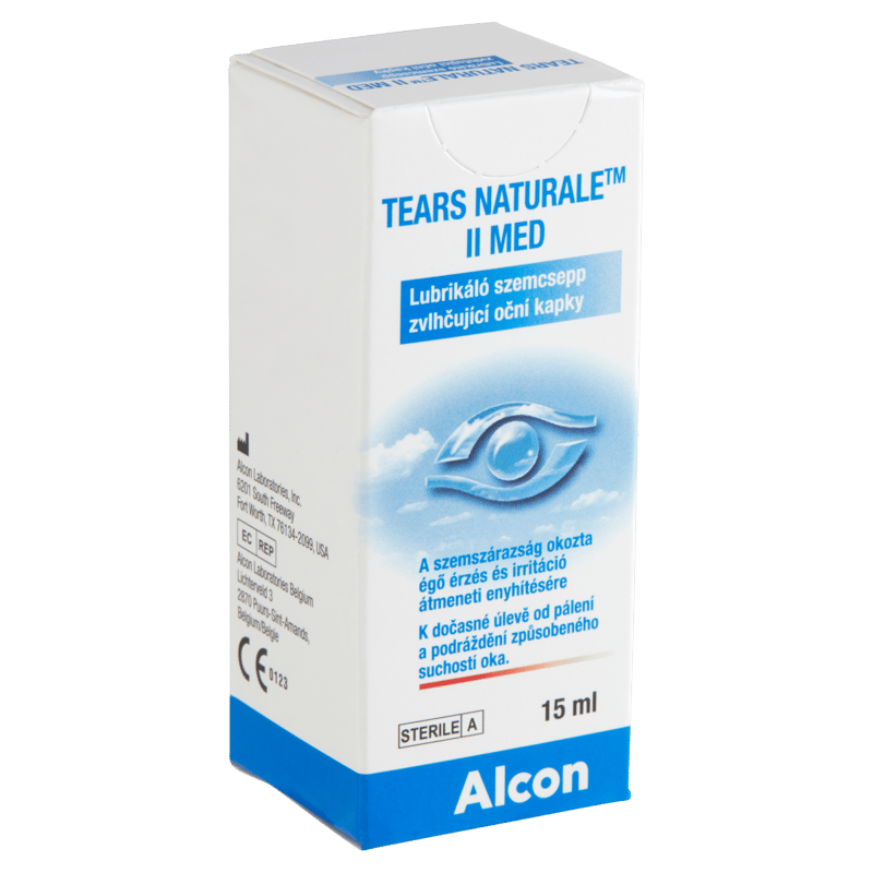 Tears Naturale II Med lubrikáló szemcsepp 15ml