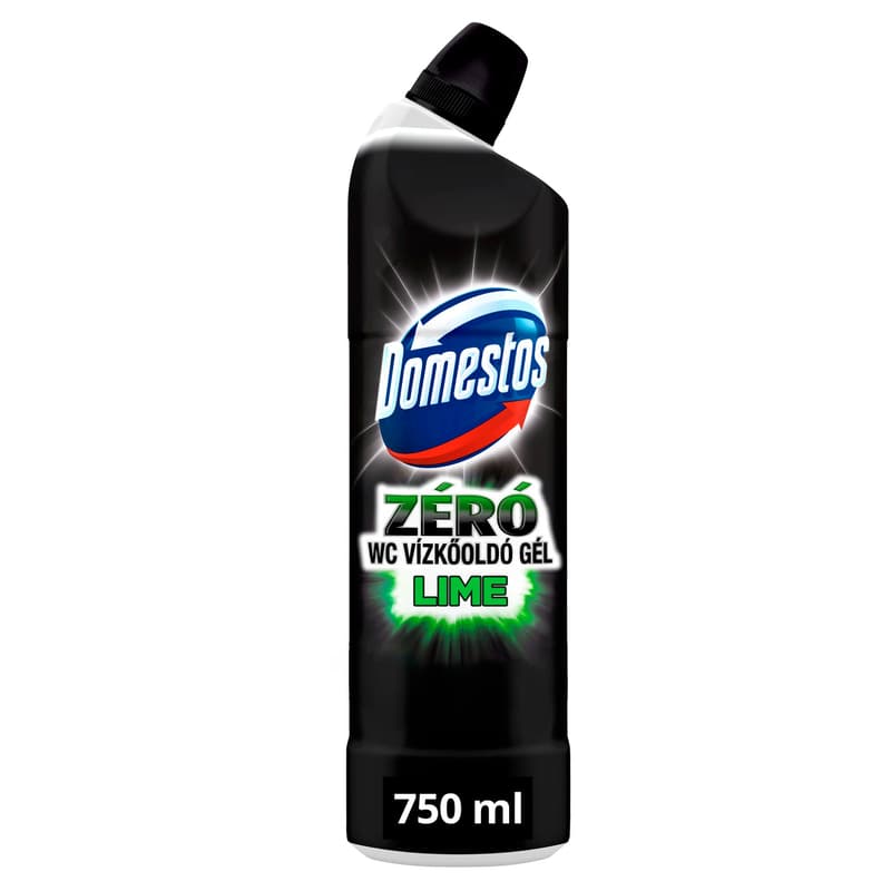 Domestos Zéró Lime WC vízkőoldó gél fertőtlenítő hatással, 750ml