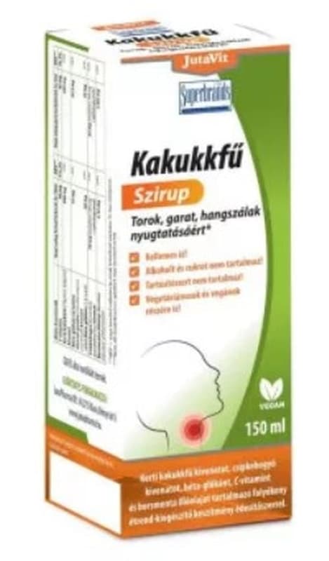 JutaVit Kakukkfű szirup cukormentes 150ml