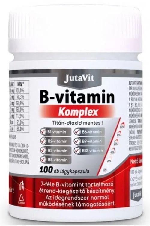 JutaVit B-komplex lágyzselatin kapszula 100 db