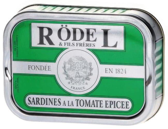 Sardines in olive oil with spiced tomato