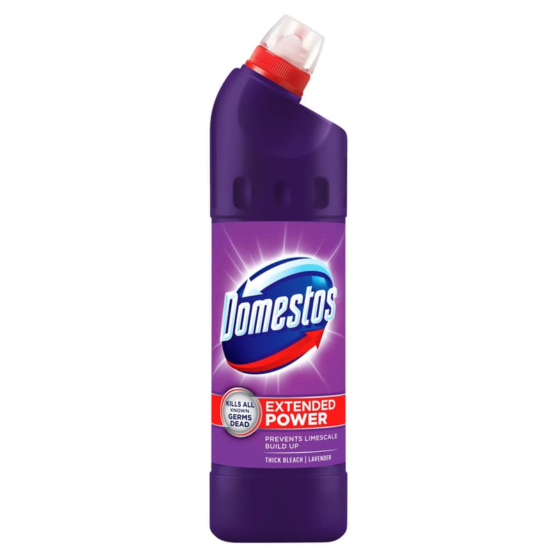 Domestos Extended Power Lavender liquid cleaner with disinfectant effect