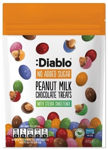 Diablo Peanut Milk Chocolate Treats (No added sugar)