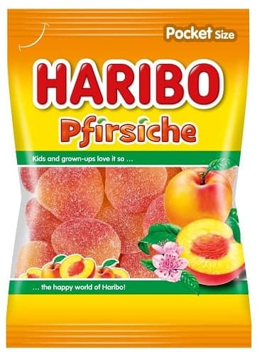HARIBO Pfirsiche, 100g fruit flavoured gummies