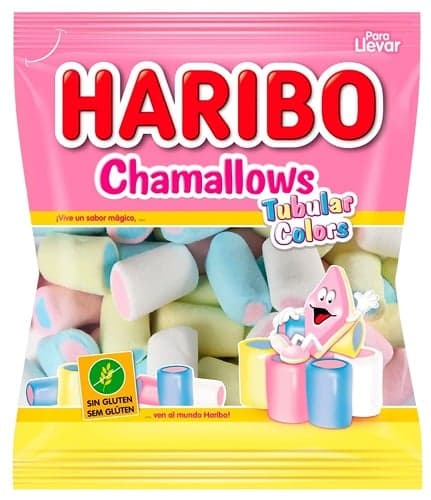 HARIBO Chamallows Tubular Colors, 90g marshmallows
