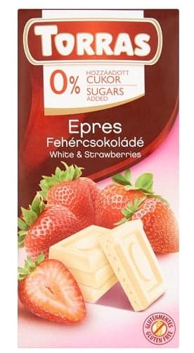 Torras White and Strawberries 0% sugars added