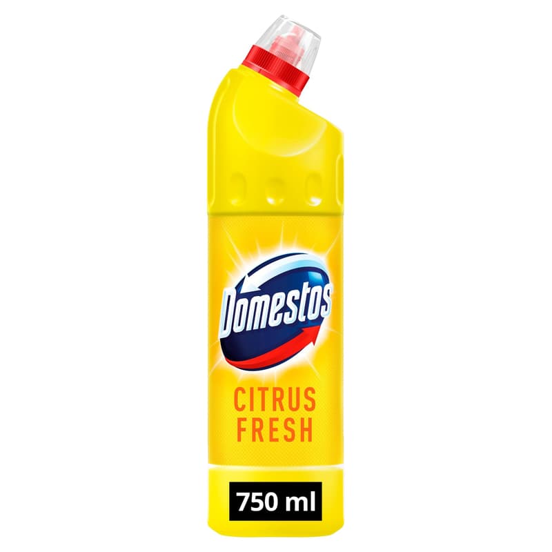 Domestos Extended Power Citrus Fresh dense disinfectant liquid cleaner