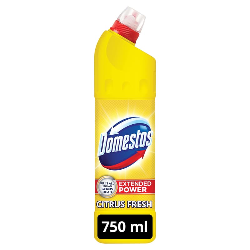 Domestos Extended Power Citrus Fresh dense disinfectant liquid cleaner