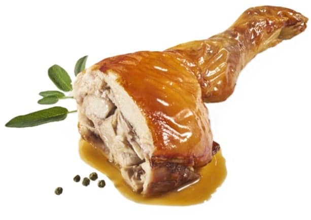 Suckling pig leg pre cooked