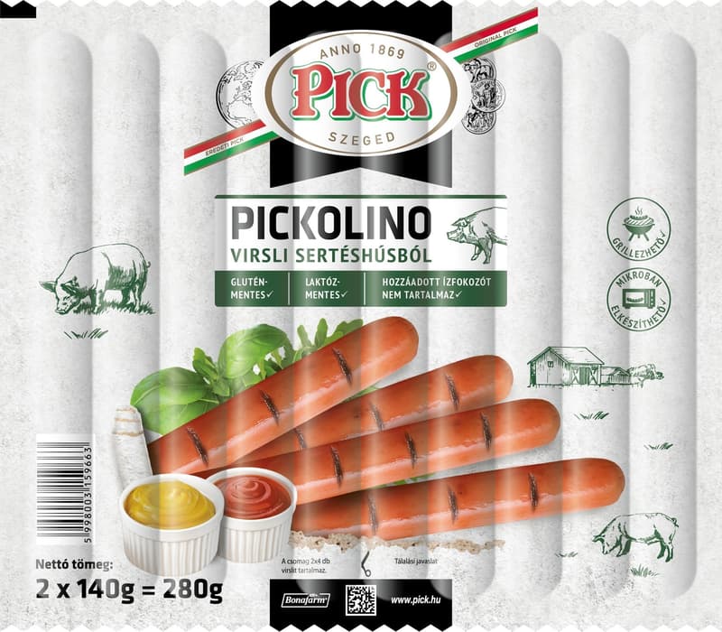 Pick Pickolino frankfurter 280g