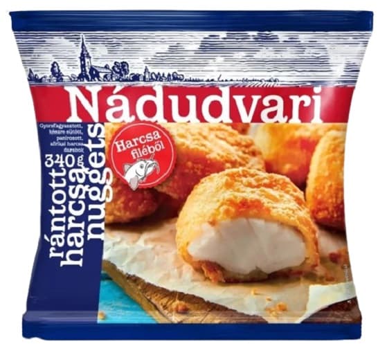Nádudvari Panírozott harcsa nuggets