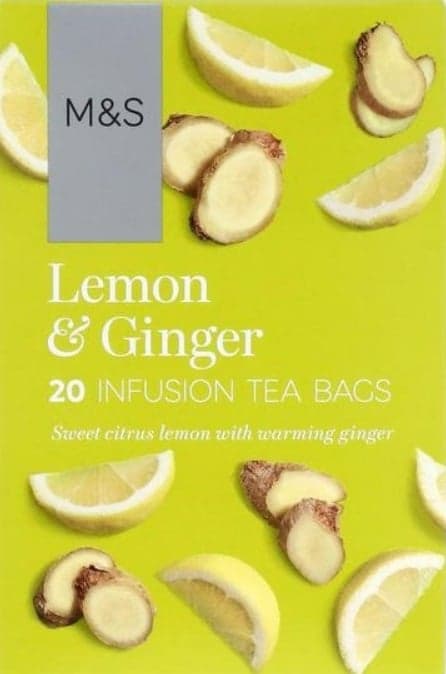 Marks & Spencer Lemongrass, ginger and lemon tea, 20 tea bags