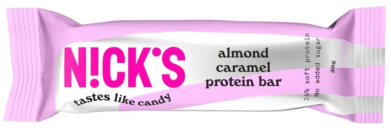 Protein bar almond caramel