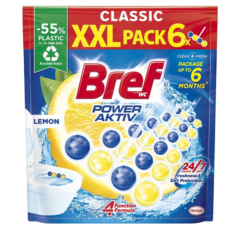 Bref Power Aktiv Lemon 6x50g