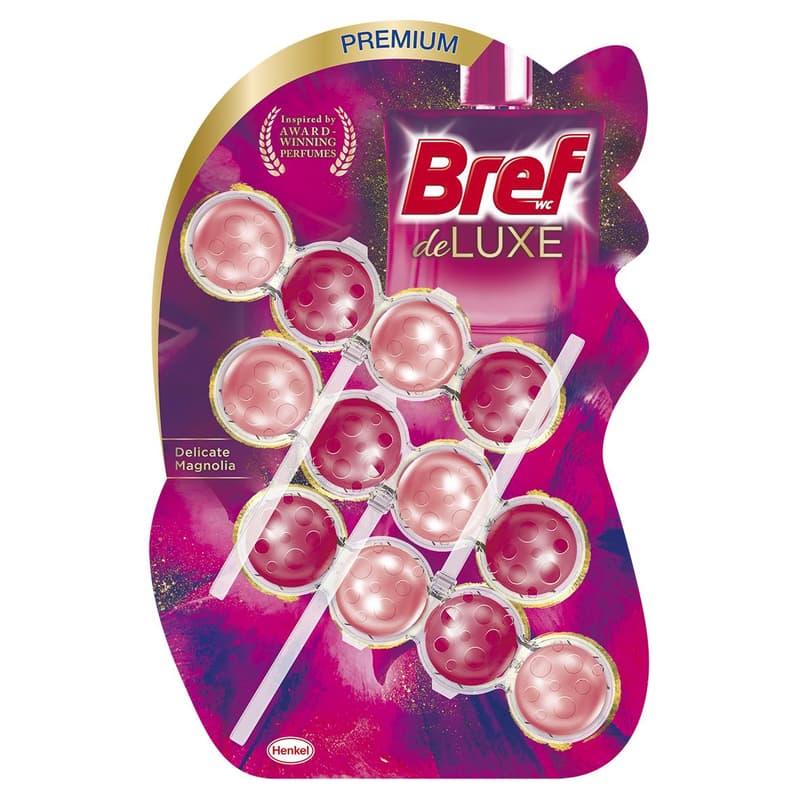 Bref Deluxe Magnolia toilet freshener 3x50g