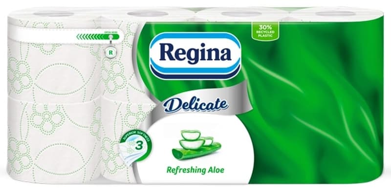 Regina Delicate Refreshing Aloe toilet tissue