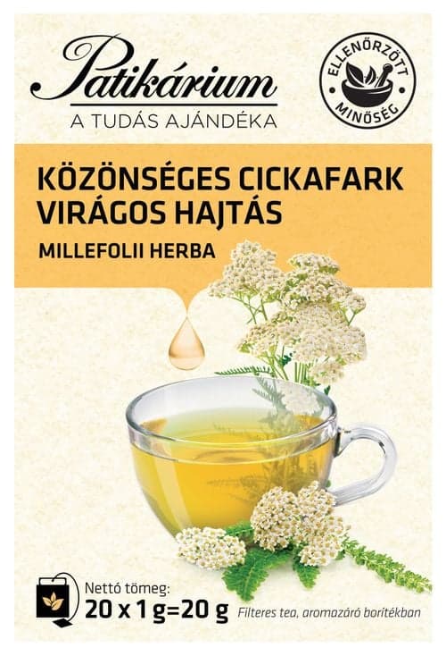 Patikárium Cickafarkfű tea filteres 20 db