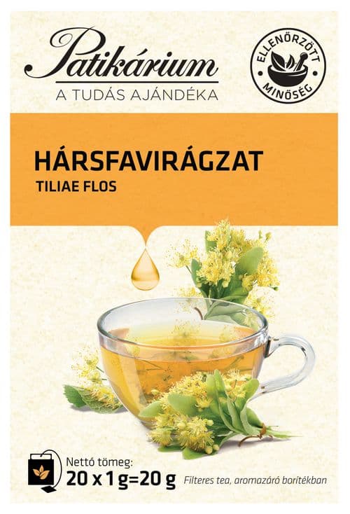 Patikárium Hársfavirág tea filteres 20 db