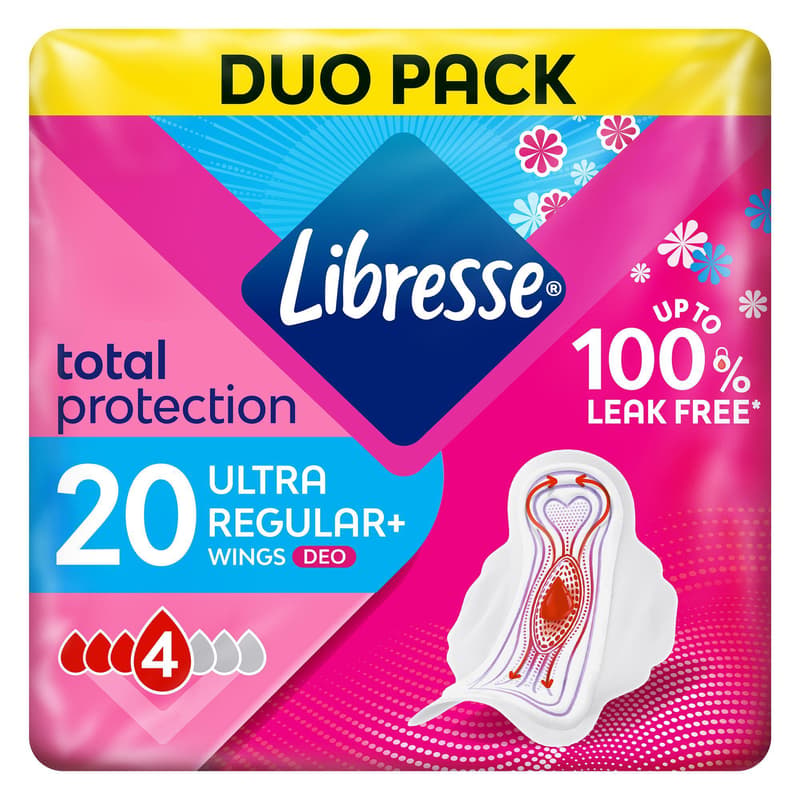 Libresse towel Ultra Deo Fresh wings duo 2x10 pcs