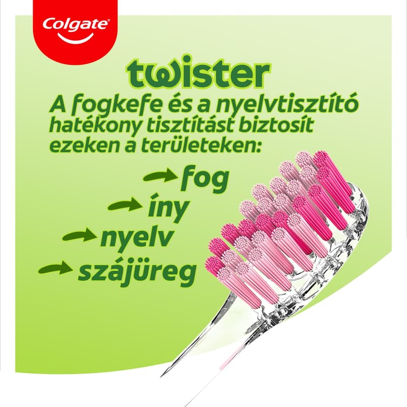 Colgate Fogkefe Twister Medium Duo