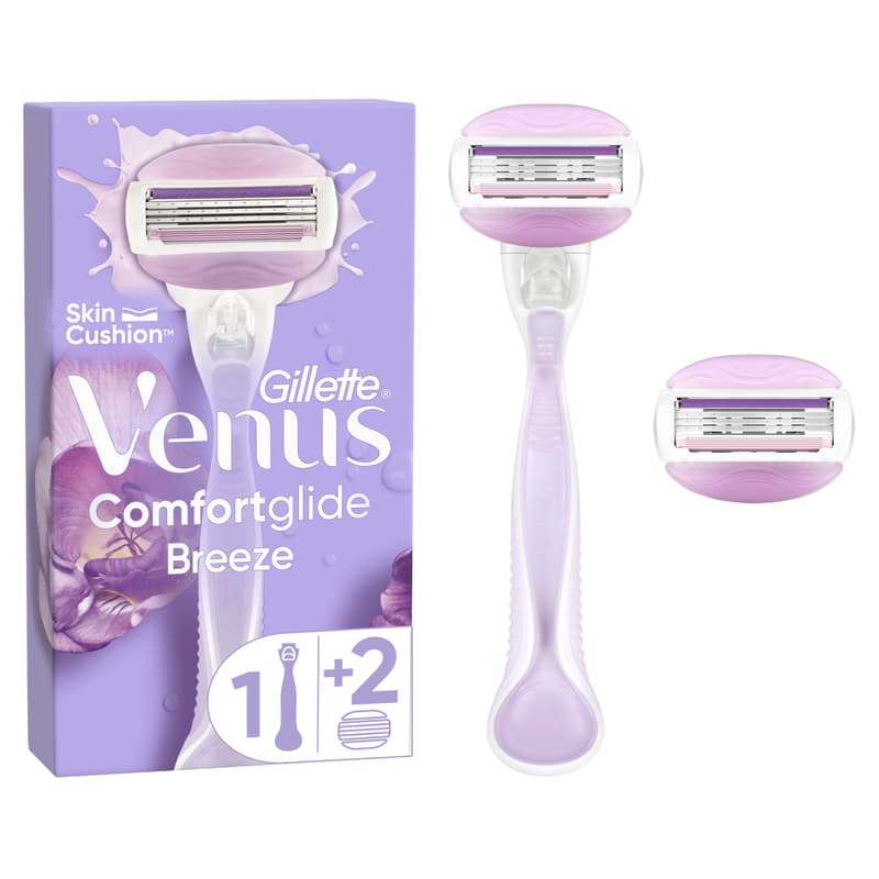 Gillette Venus Comfortglide Spa Breeze Razor - 2 Blades