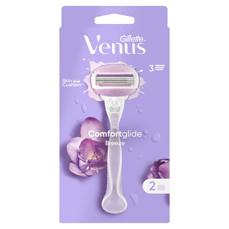 Gillette Venus Comfortglide Spa Breeze Razor - 2 Blades