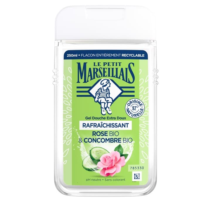 Le Petit Marseillais Organic Rose & Organic Cucumber Shower Gel 250 ml