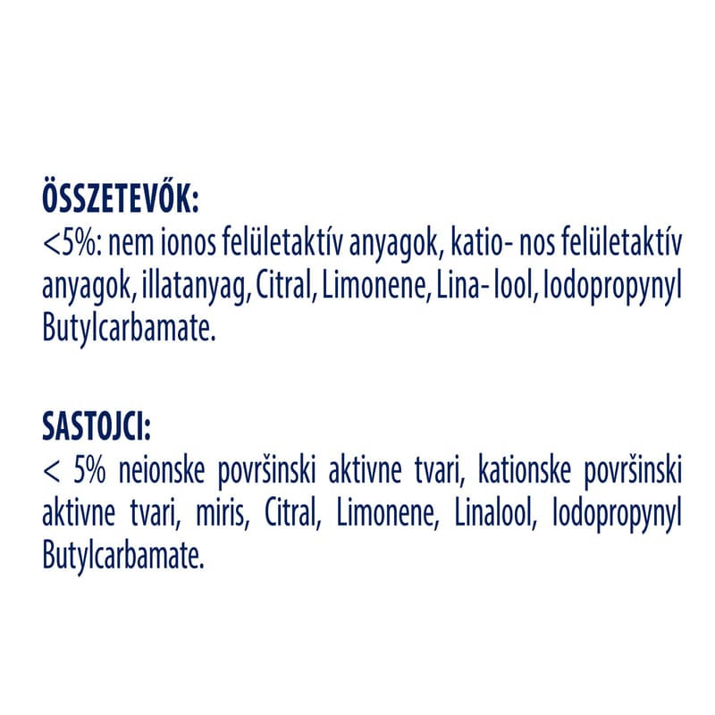 DOMESTOS hygienic wipes, Lemon, disinfectant