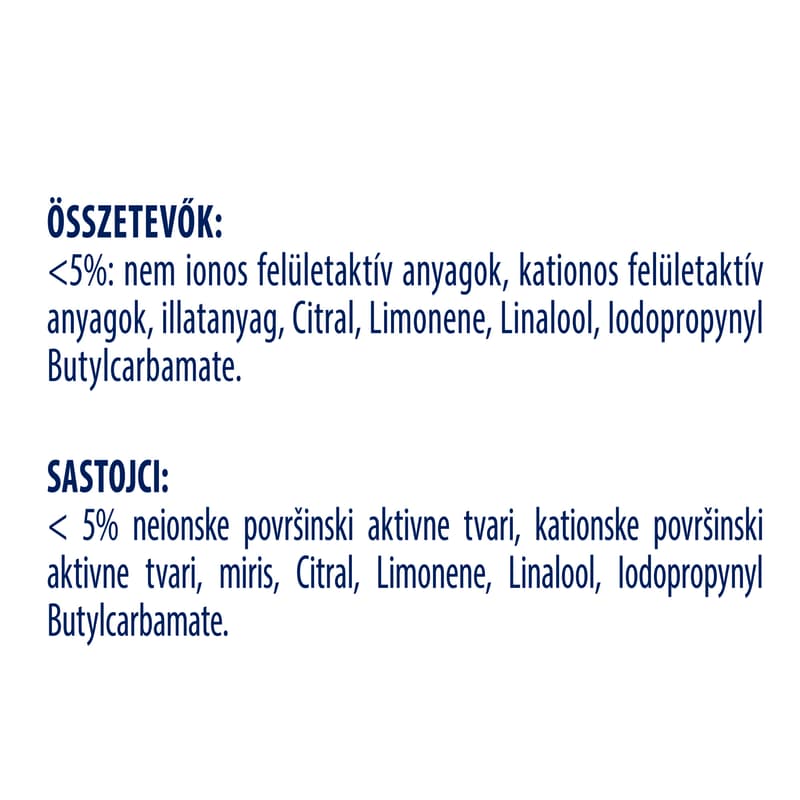 DOMESTOS hygienic wipes, Lemon, disinfectant