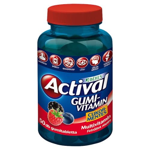 Actival Felnőtt gumivitamin 50 db
