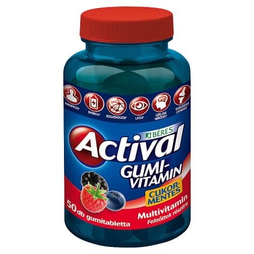 Actival Felnőtt gumivitamin 50 db