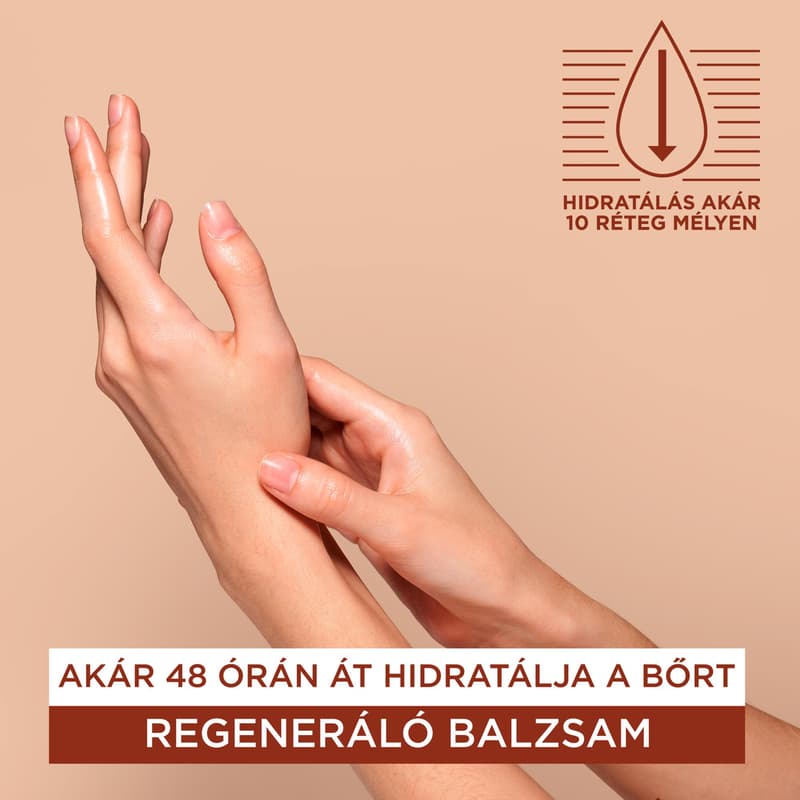 Garnier Hand Superfood regeneráló kézkrém kakaóval