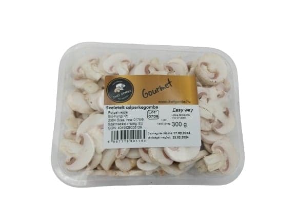 Sliced white mushroom 300g