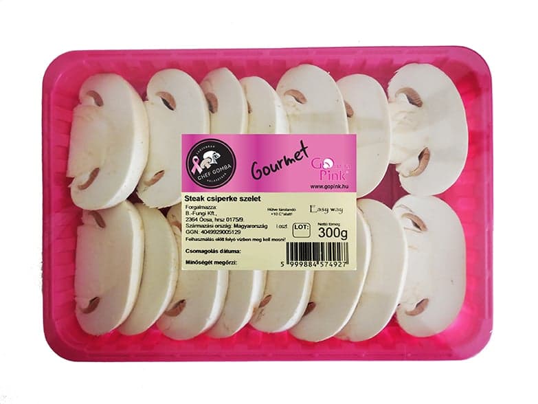 Sliced white mushroom 300g