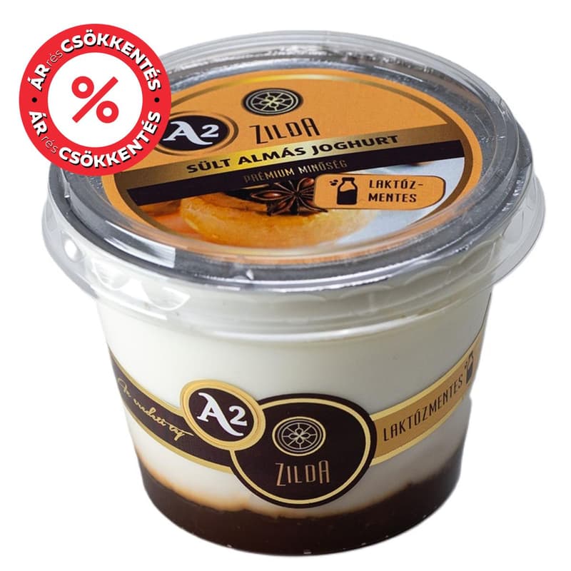Zilda A2 Laktózmentes sült almás joghurt